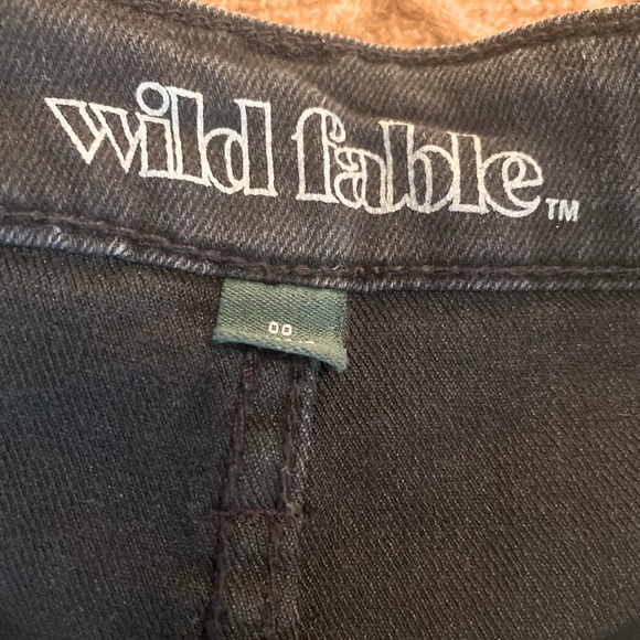 Wild Fable black high waisted shorts size 00 - Picture 4 of 4